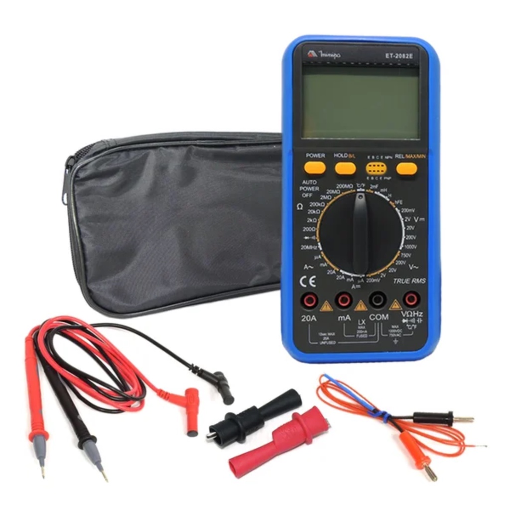 Multímetro Digital Minipa ET-2082E Indutância Capacitância 1000V