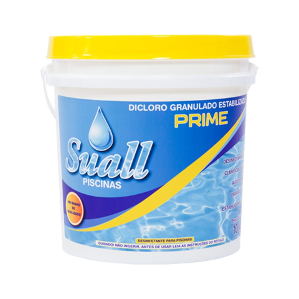 Cloro Granulado Estabilizado Prime 10kg Suall Shopee Brasil