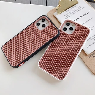 Capa Preta De Silicone Para Telefone Waffle Shoe Sole iPhone 14 13 12 11 Pro Max XS XR XSMax 7 8 Plus SE