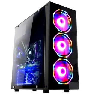 PC Gamer Fácil Intel core i5 (4ª geração) 8GB GTX 1050TI 4gb SSD 480GB - Fonte 500w