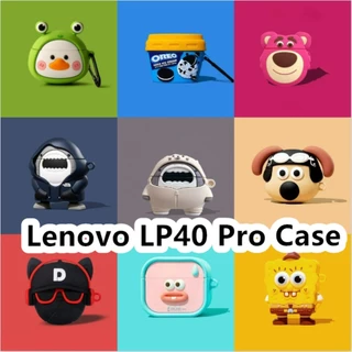 【 imamura 】 Cartoon Padrão Para Lenovo LP40 Pro Capa Macia Fone De Ouvido