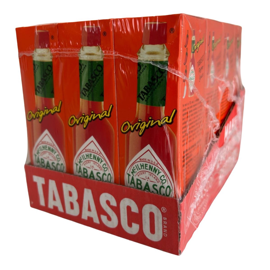 Atacado Kit 12 Molho Pimenta Tabasco Vermelha Original 60ml