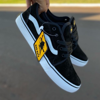 Tênis Mad Rats Cano Alto Hi Top Preto Crepe