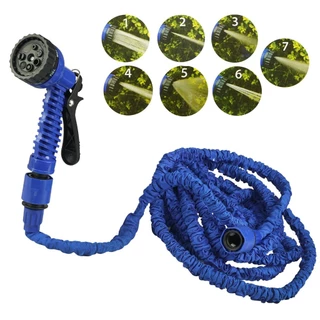 Mangueira Mágica Fixxar Jardim 15m Azul 7 Jatos Diferentes