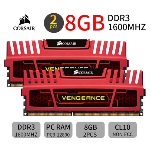 Novo Para Corsair Vengeance 16GB 8GB 4GB DDR3 1600MHz PC3-12800U 240Pin DIMM Memória RAM PC Desktop