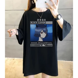 Camiseta T-shirt Unissex Algodão Nero Anime Black Clover -ARÇMA.