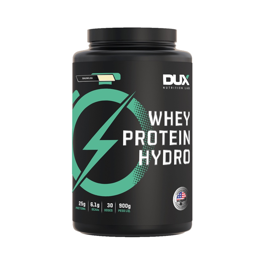 Whey Protein Hydro Baunilha Pote 900g – Dux Nutrition