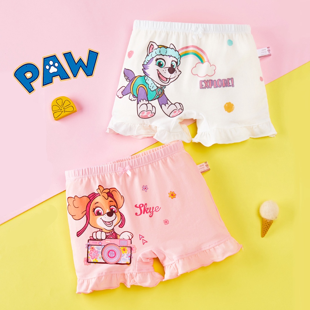 PAW Patrol Girls Underwear Classe A Calças De Segurança Para Meninas De  Algodão Puro 2-3-8 Anos De Idade Baby Girl Boxer Shorts