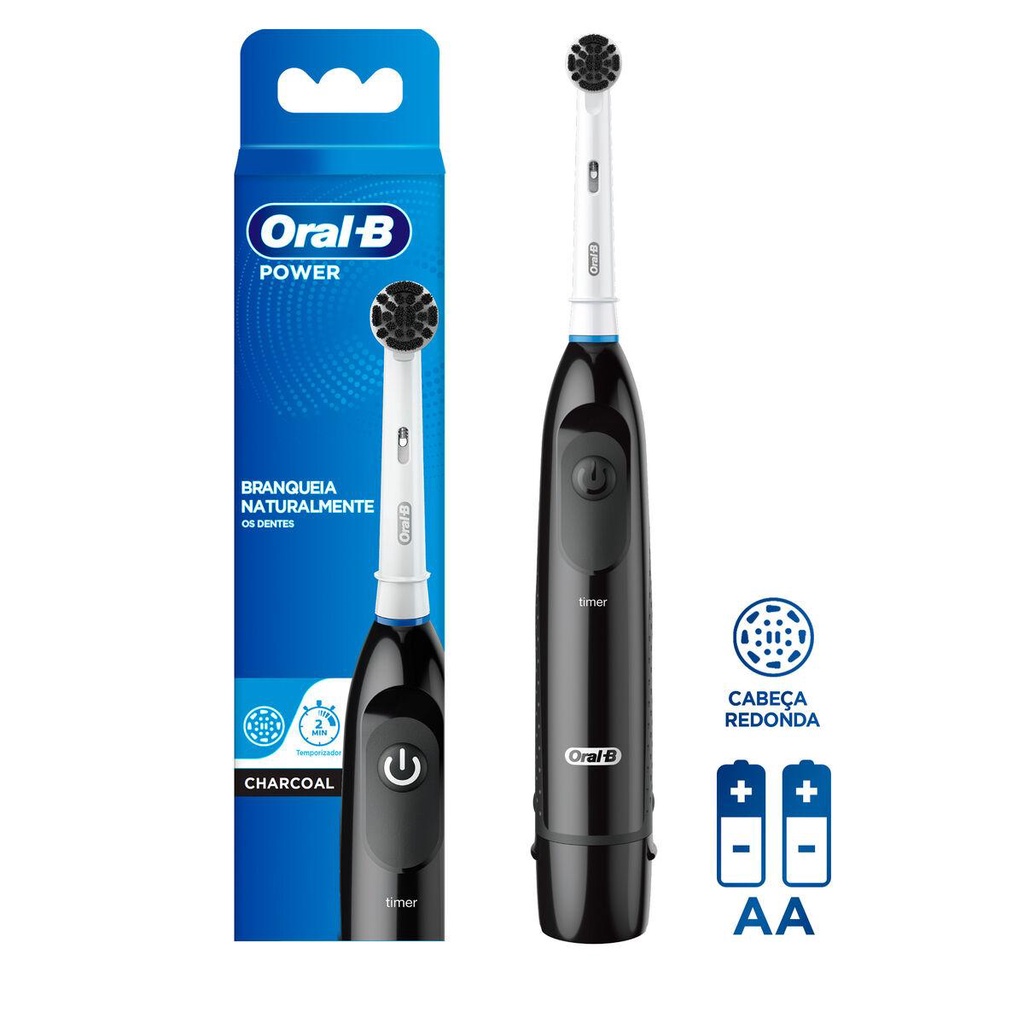 Escova de Dente Elétrica Oral-B Charcoal 1 unidade