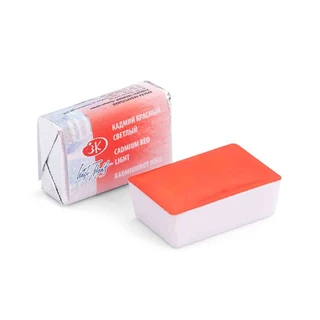 Aquarela Profissional Nevskaya Palitra White Nights Pastilha 302 Cadmium Red Light 2,5ml