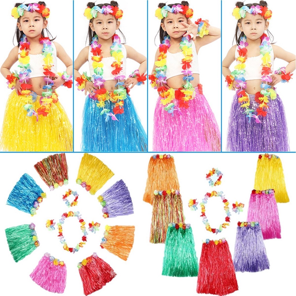 Hula Roupas Havaianas Infantil Roupa Havaiana Infantil Bojo Top Infantil  Sutiã Havaiano Colorido