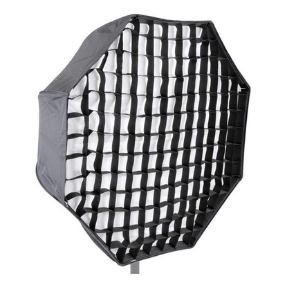 Octabox Softbox 95cm Universal Com Grid Tipo Sombrinha
