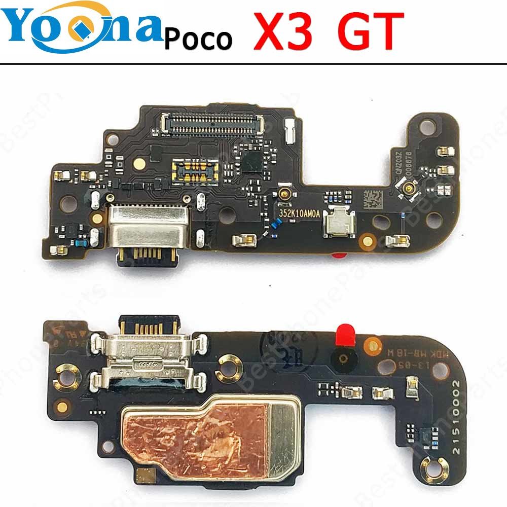 Porta De Carregamento Original Para A Placa Xiaomi Poco X3 GT USB PCB Dock Connector Replacement Peças De Reposição