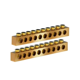 Par de Barramento Neutro/Terra 10 Furos Tigre Universal