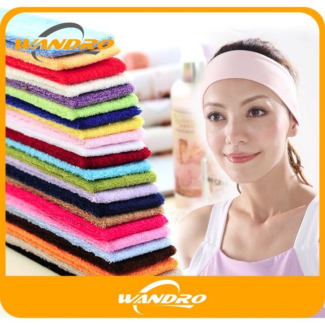 WANDRO Candy Color Yoga Headband Fita De Cabeça Para Esportes Ao Ar Livre
