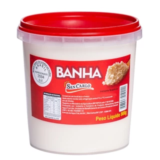 Banha Suína 100% natural 900g, Gordura de Porco Caipira 1L