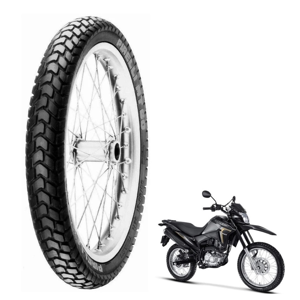 Pneu Pirelli Dianteiro 90/90-19 Mt 60 Nxr Bros 125 150 160 Xre 190 ...