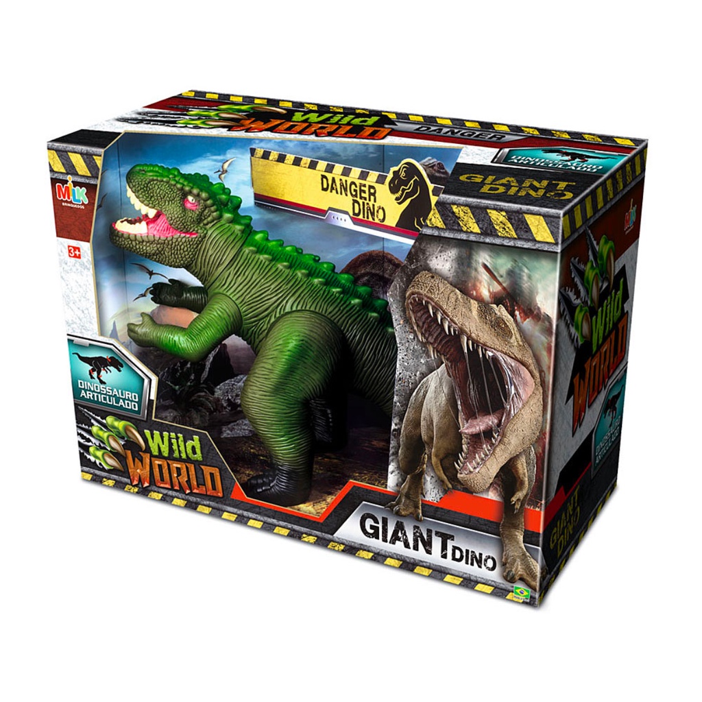 Brinquedo Dinossauro Tiranossauro Rex Articulado Grande 56cm | Shopee ...