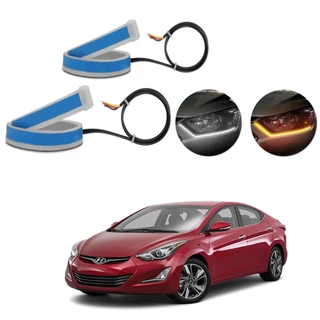 Kit Fitas Led DRL Farol + Seta 12v 60cm Elantra 2011 2012 2013 2014 2015 2016 2017 2018 2019 2020 2021 2022