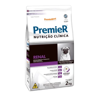 Ração Premier Nutrição Clínica Renal Para Cães Adultos Raças Pequenas 2kg