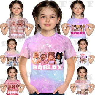 Camiseta blusa preta infantil menina roblox vitoria mineblox