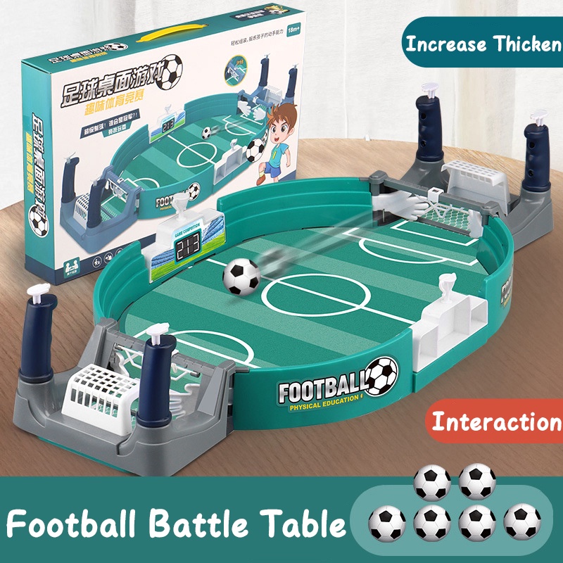 Novo Mini jogo de mesa engraçado de futebol para crianças adultos