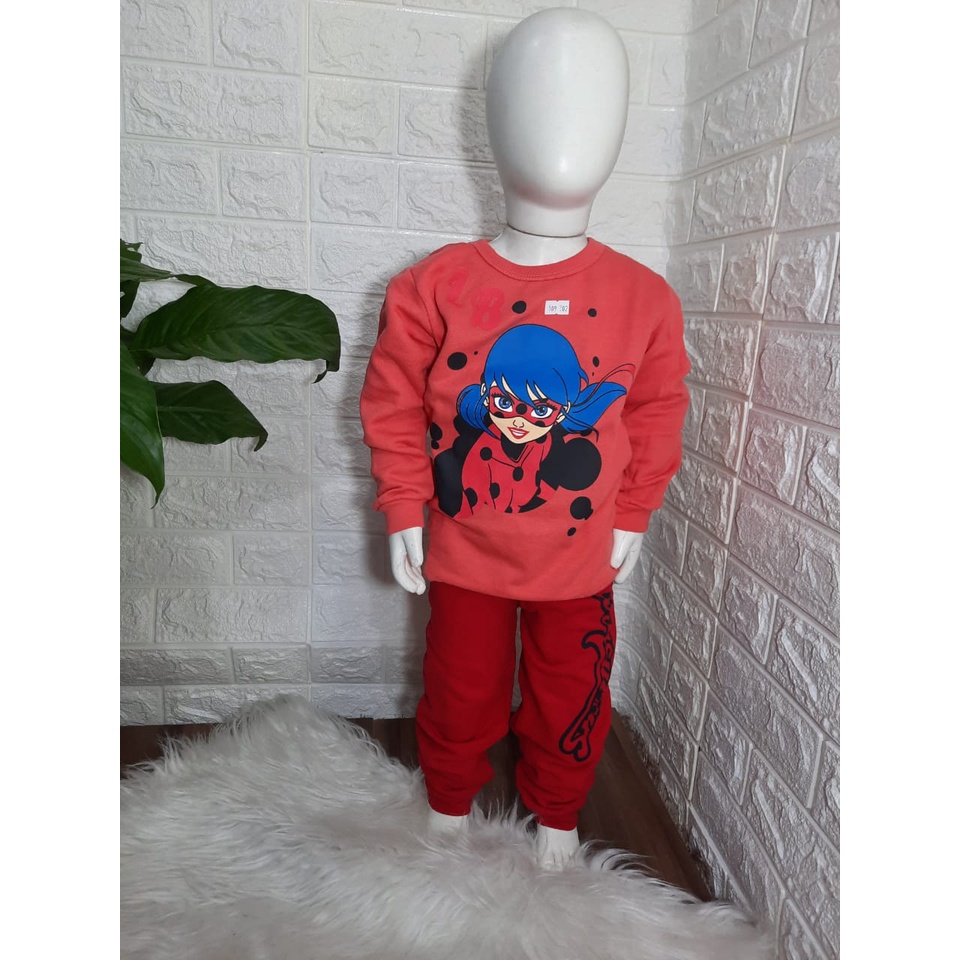 Conjunto Infantil moletom Menina Ladybug