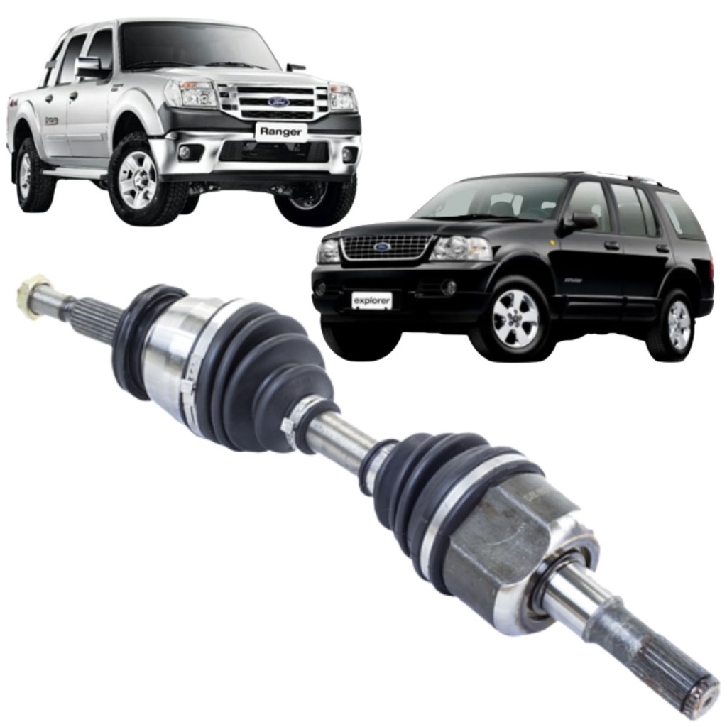 SEMI EIXO DIANTEIRO ESQUERDO LADO DO MOTORISTA RANGER 4X4 2004 A 2012  EXPLORER 2000 A 2003 | Shopee Brasil