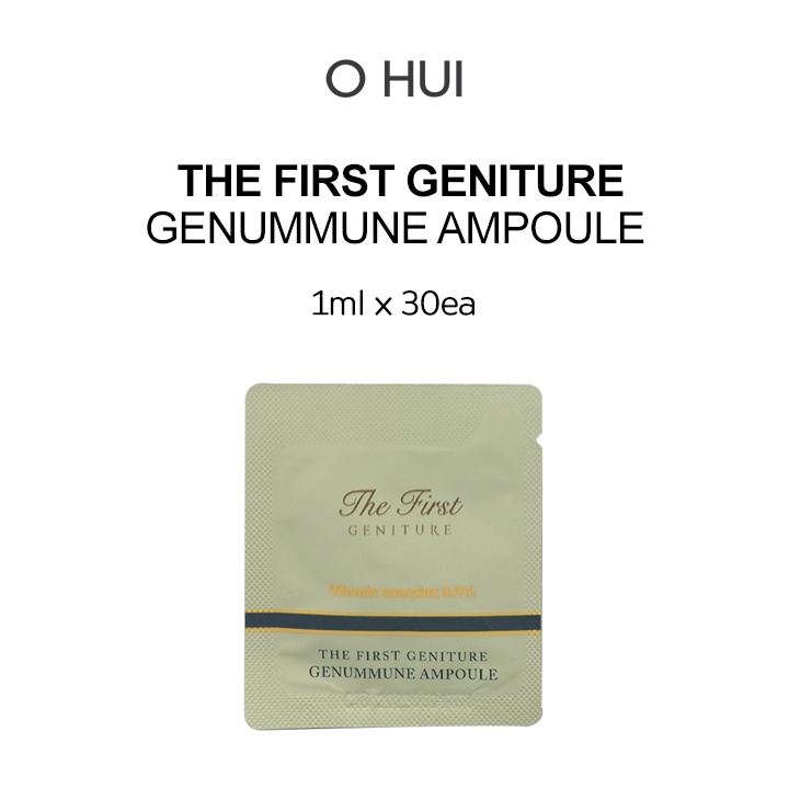 O HUI THE FIRST GENITURE GENUMMUNE AMPOULE 1ml x 30ea / Natural skin ...