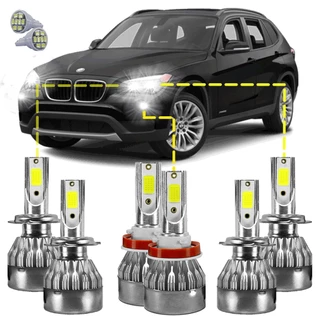 Kit Ultra Led Completo BMW X1 2010 2011 2012 2013 2014 2015 2016 2017 2018 2019 20000lm 6500k Alta Baixa Milha - Não serve para os modelos que vem com Xenon de fábrica