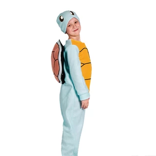 Squirtle Cosplay Anime Pokemon Costume Kids Boys Girls Cartoon Fato Para Festas Halloween De Palco