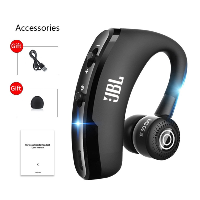Fone De Ouvido Sem Fio Bluetooth V9 Com Contato Microfone
