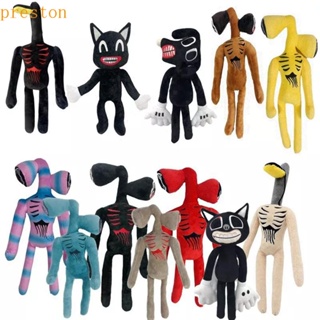 Siren Head Horror Black Cat Pelúcia Boneca Desenho animado recheado Soft  Figure Brinquedo