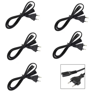 Kit 5 Cabo Bipolar De Energia Forca 1,5m Fonte Tv Impressora