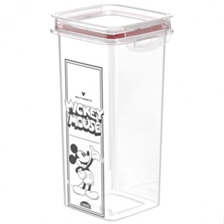 Pote Hermético Trava Mais Vermelho Mickey 1,2L -PLASÚTIL
