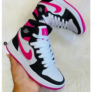 Tenis nike rosa clearance botinha