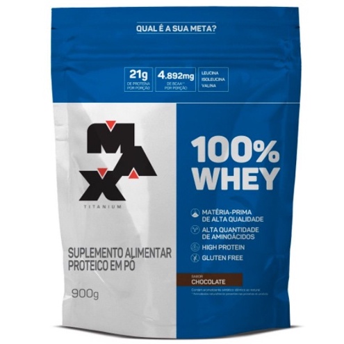 Max Titanium 100 Whey Protein 900g Refil