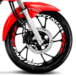 Kit De Adesivos Personalizados Moto Honda Cg 160cc Fan 16/21