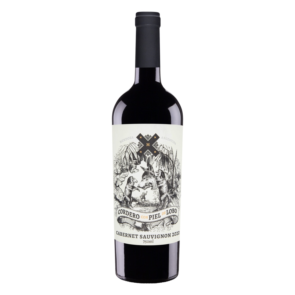 Vinho Argentino Tinto Seco Cordero Con Piel De Lobo Cabernet Sauvignon Mendoza Garrafa Ml