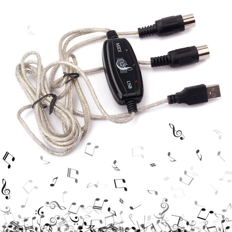 kiss PC Para Cabo De Teclado De Música Interface USB 16 IN-OUT MIDI ...