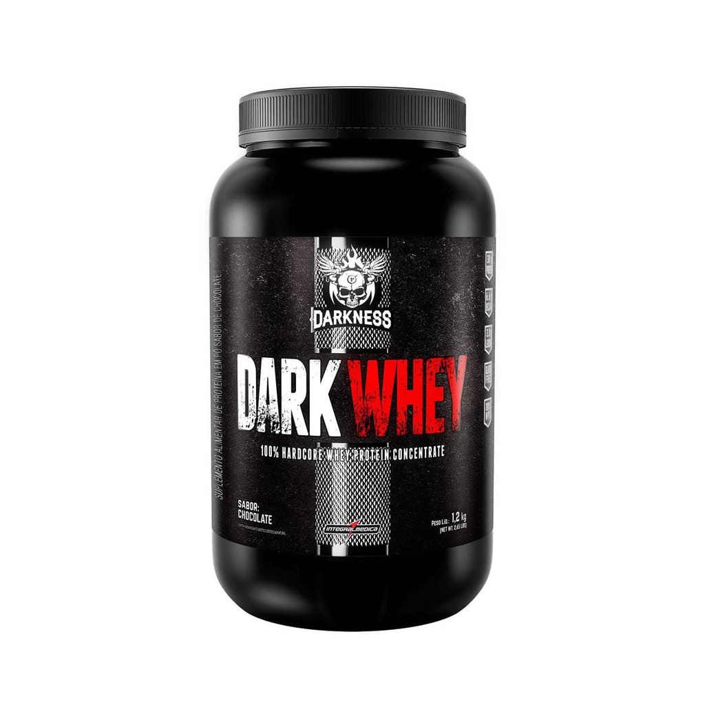 Suplemento Dark Whey Darkness IntegralMédica 1,2Kg Chocolate