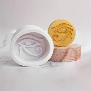 Molde de Silicone Olho de Hórus Redonda Ib-1756
