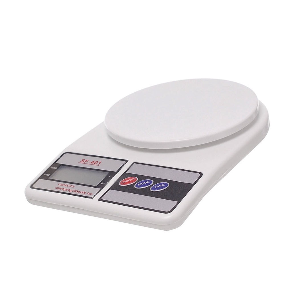 Balança Digital de Cozinha 10 Kg Alta Precisão Branca | Shopee Brasil