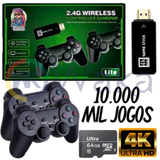 Video Game Stick 10 mil Jogos Controles Sem Fio