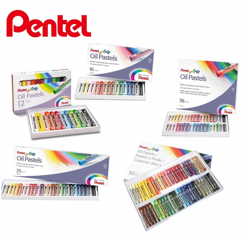 Giz Pastel Oleoso Pentel Para Desenho e trabalhos Profissionais - A escolha
