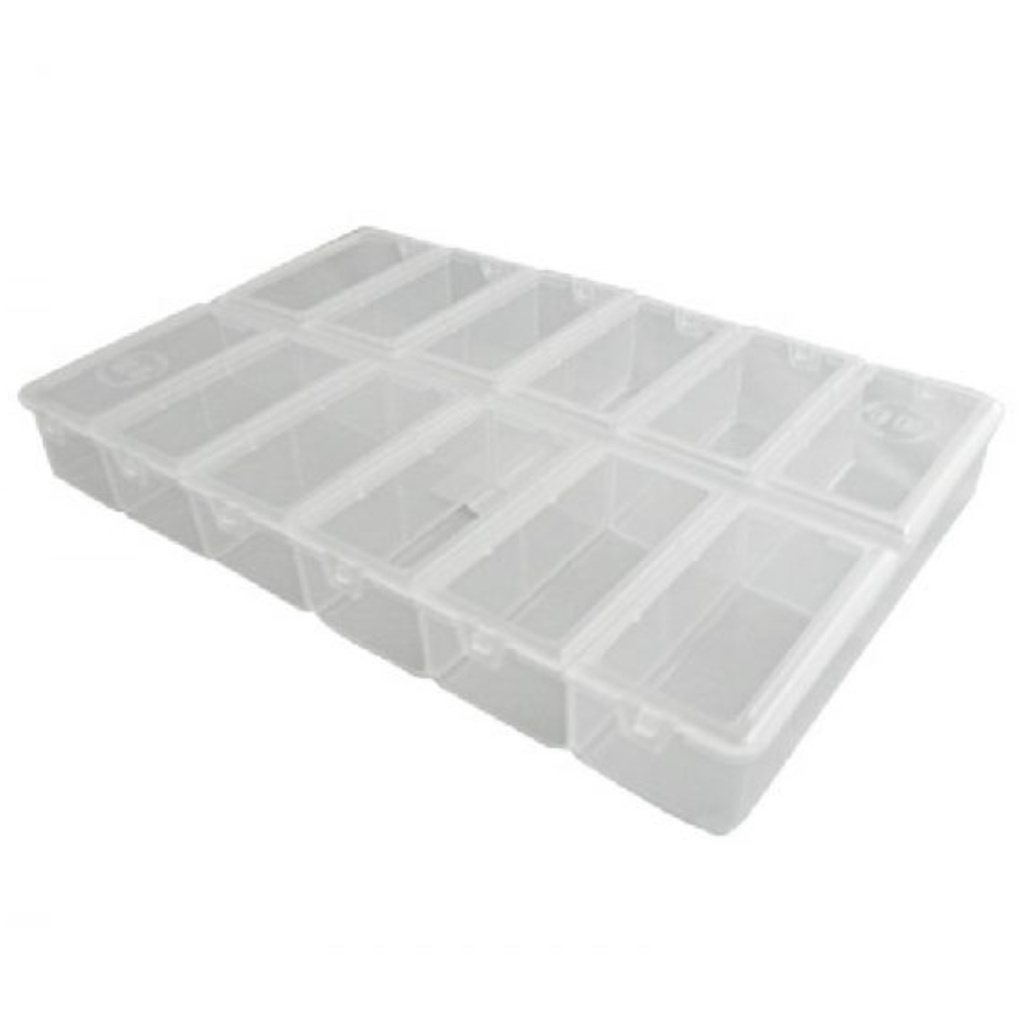 Estojo Pesca Organizador X Cm Divisorias Natural Hi Shopee Brasil