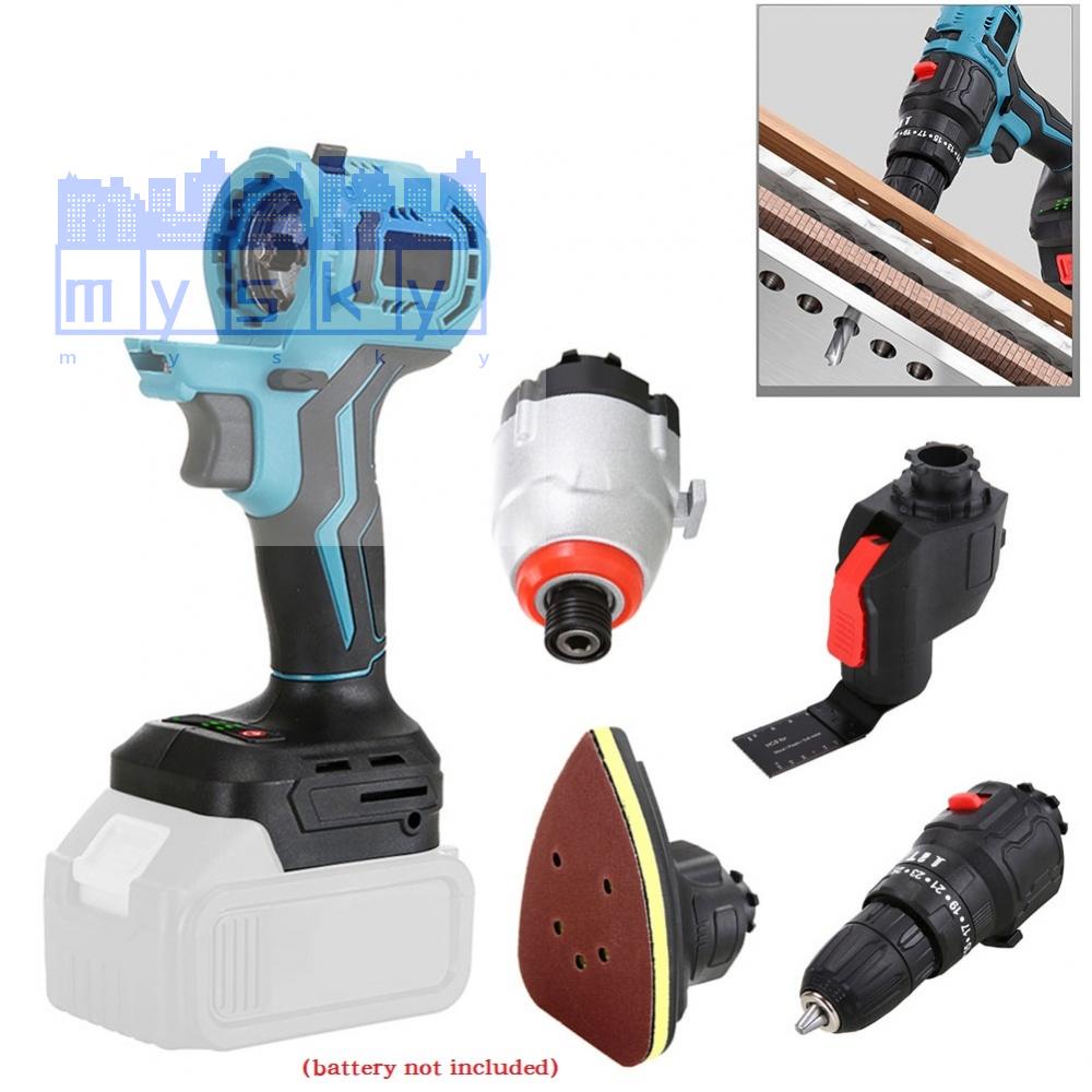 Chave De Fenda Multi-Funcional Sem Escovas Para Furadeiras Elétricas De Impacto