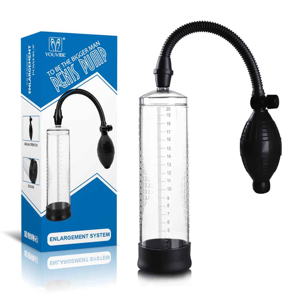 Bomba Peniana Manual Com Pera de Bombeamento - Penis Pump Youvibe