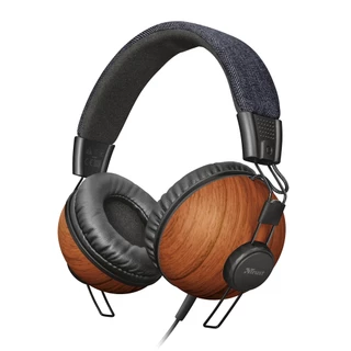 Fone de Ouvido Trust Urban Retro Denim Wood P2 Estereo
