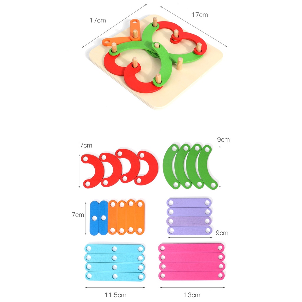 FREEGO Kids Brinquedos 3D Quebra-Cabeça Toddlers Jogos De Tabuleiro De  Correspondência Jigsaw Toys for Children , Pilar Dos Desenhos Animados  Early Educational Brain Christmas Gift